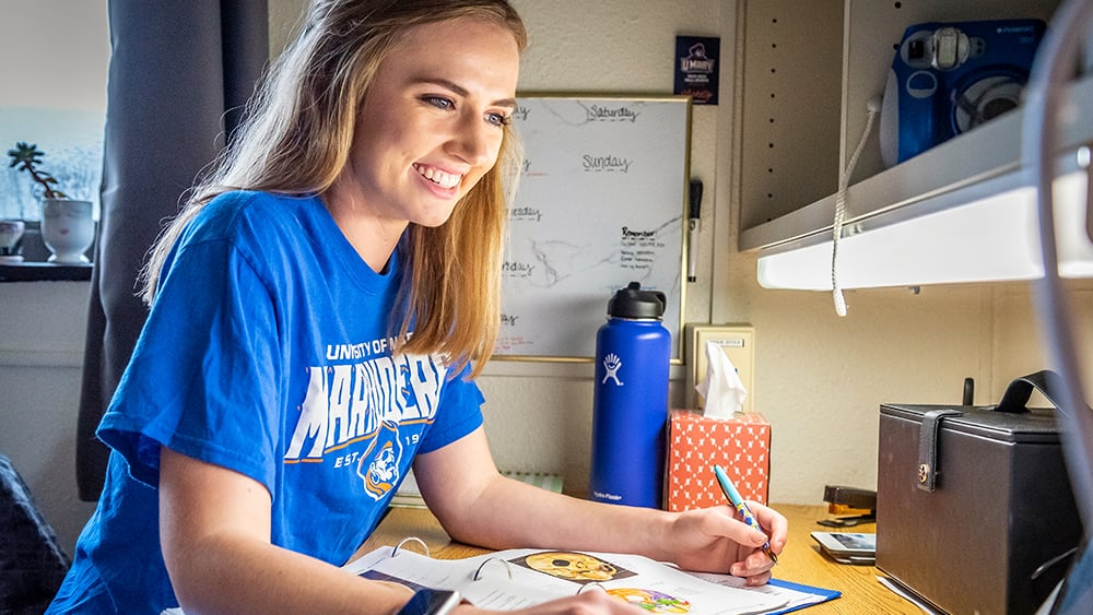 Student Studying